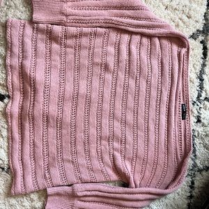 Pink sweater